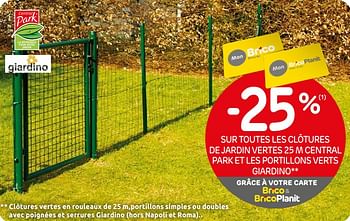 Promotions -25% sur toutes les cl - Central Park - Valide de 05/02/2020 à 17/02/2020 chez Brico