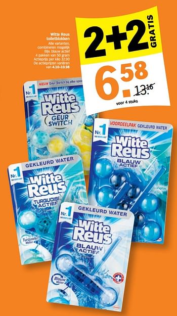 Promoties Blauw actief - Witte reus - Geldig van 27/01/2020 tot 02/02/2020 bij Albert Heijn