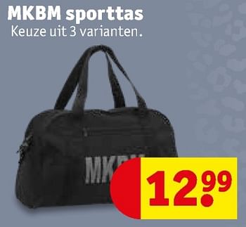 Promotions Mkbm sporttas - MKBM - Valide de 28/01/2020 à 09/02/2020 chez Kruidvat