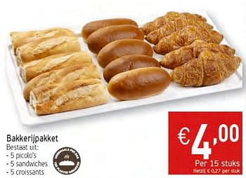 Promoties Bakkerijpakket - Huismerk - Intermarche - Geldig van 28/01/2020 tot 02/02/2020 bij Intermarche