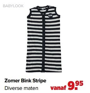 Promoties Zomer bink stripe - Baby look - Geldig van 27/01/2020 tot 23/02/2020 bij Baby-Dump