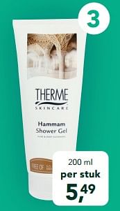Promoties Hammam shower gel - Therme - Geldig van 27/01/2020 tot 23/02/2020 bij Holland & Barret