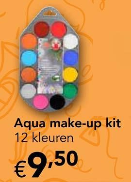 Promoties Aqua make-up kit - Huismerk - Happyland - Geldig van 27/01/2020 tot 01/03/2020 bij Happyland