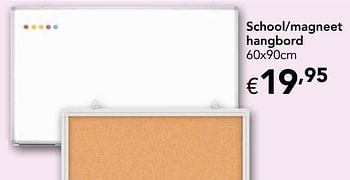 Promoties School-magneet hangbord - Huismerk - Happyland - Geldig van 27/01/2020 tot 01/03/2020 bij Happyland