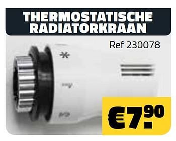 Promoties Thermostatische radiatorkraan - Huismerk - Bouwcenter Frans Vlaeminck - Geldig van 05/02/2020 tot 29/02/2020 bij Bouwcenter Frans Vlaeminck