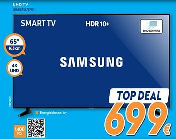 Promoties Samsung uhd tv ue65ru7090 - Samsung - Geldig van 01/02/2020 tot 25/02/2020 bij Krefel