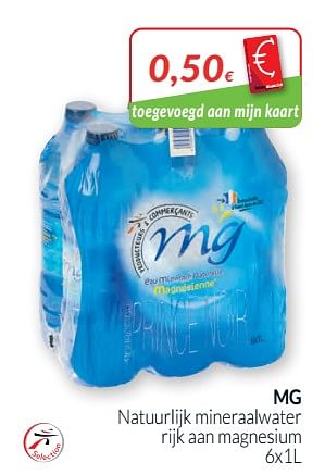 Promotions Mg natuurlijk mineraalwater rijk aan magnesium - MG - Valide de 01/02/2020 à 29/02/2020 chez Intermarche