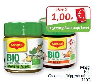 Promoties Maggi bio groente- of kippenbouillon - MAGGI - Geldig van 01/02/2020 tot 29/02/2020 bij Intermarche
