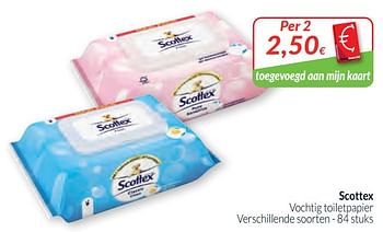 Promoties Scottex vochtig toiletpapier - Scottex - Geldig van 01/02/2020 tot 29/02/2020 bij Intermarche