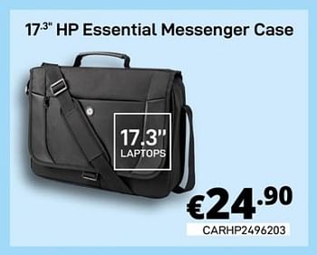 Promoties 17.3 hp essential messenger case - HP - Geldig van 30/01/2020 tot 29/02/2020 bij Compudeals