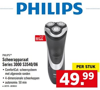 allowance bitter bound Philips Philips scheerapparaat series 3000 s3540-06 - Promotie bij Lidl