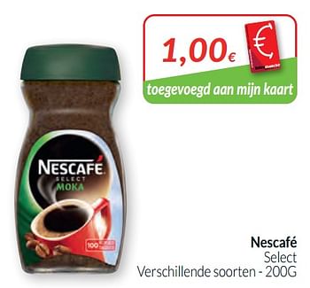 Promoties Nescafé select - Nescafe - Geldig van 01/02/2020 tot 29/02/2020 bij Intermarche