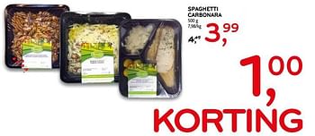 Promoties Spaghetti carbonara - Huismerk - C&B - Geldig van 05/02/2020 tot 18/02/2020 bij C&B