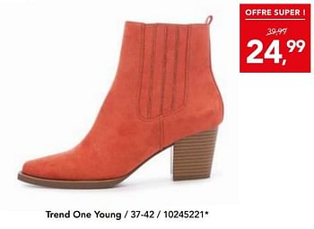 Promotions Boot cowboy trend one young - Trend One Young - Valide de 07/02/2020 à 23/02/2020 chez Bristol