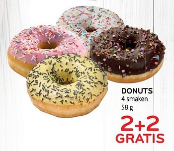 Promoties 2+2 gratis donuts - Huismerk - Alvo - Geldig van 12/02/2020 tot 25/02/2020 bij Alvo