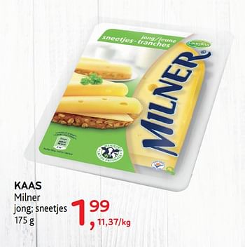 Promoties Kaas milner - Milner - Geldig van 12/02/2020 tot 25/02/2020 bij Alvo