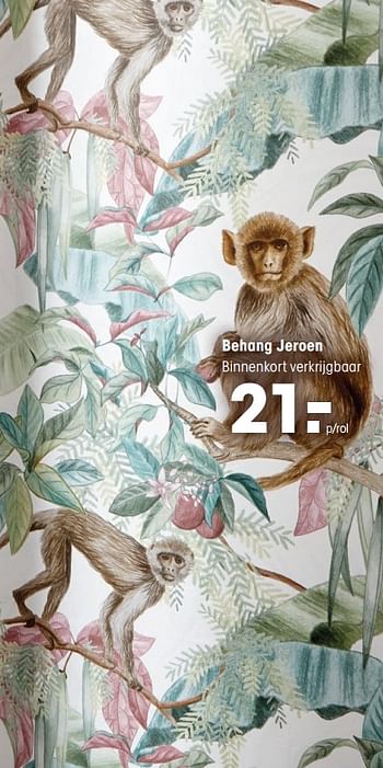 Promoties Behang jeroen - Huismerk - Kwantum - Geldig van 17/02/2020 tot 01/03/2020 bij Kwantum