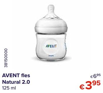 Promotions Avent fles natural 2.0 - Avent - Valide de 28/02/2020 à 31/03/2020 chez Euro Shop