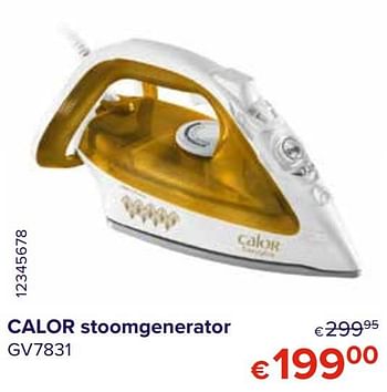 Promotions Calor stoomgenerator gv7831 - Calor - Valide de 28/02/2020 à 31/03/2020 chez Euro Shop