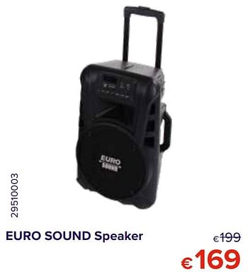 Promoties Euro sound speaker - Euro Sound - Geldig van 28/02/2020 tot 31/03/2020 bij Euro Shop