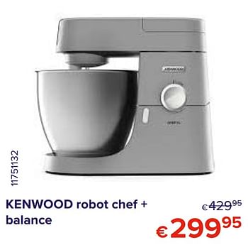Promoties Kenwood robot chef + balance - Kenwood - Geldig van 28/02/2020 tot 31/03/2020 bij Euro Shop