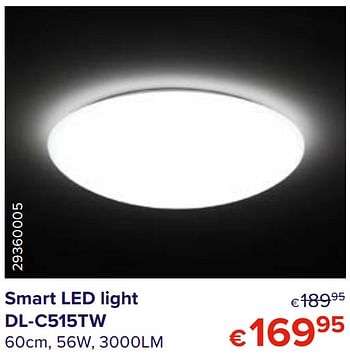 Promotions Smart led light dl-c515tw - Produit Maison - Euroshop - Valide de 28/02/2020 à 31/03/2020 chez Euro Shop