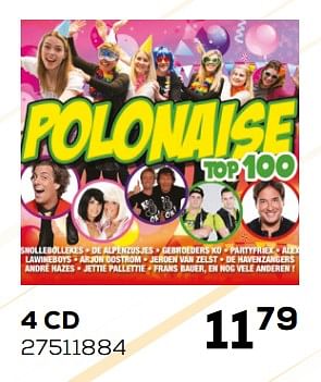 Promotions Polonaise top 100 4 cd - Produit maison - Supra Bazar - Valide de 07/02/2020 à 03/03/2020 chez Supra Bazar