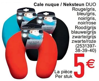 Promoties Cale nuque - neksteun duo - Huismerk - Cora - Geldig van 12/02/2020 tot 24/02/2020 bij Cora