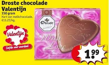Promoties Droste chocolade valentijn - Droste - Geldig van 11/02/2020 tot 23/02/2020 bij Kruidvat