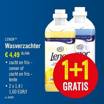Promoties Wasverzachter - Lenor - Geldig van 17/02/2020 tot 22/02/2020 bij Lidl