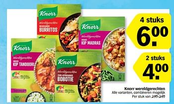 Promoties Knorr wereldgerechten - Knorr - Geldig van 10/02/2020 tot 16/02/2020 bij Albert Heijn