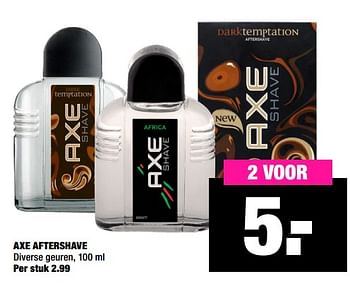 Promoties Axe aftershave - Axe - Geldig van 10/02/2020 tot 23/02/2020 bij Big Bazar