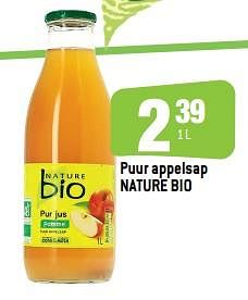 Promoties Puur appelsap nature bio - NATURE BIO - Geldig van 12/02/2020 tot 18/02/2020 bij Smatch