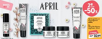 Promotions Glowy skin illuminating cream - April  - Valide de 12/02/2020 à 25/02/2020 chez DI