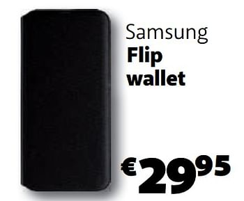 Promoties Samsung flip wallet - Samsung - Geldig van 11/02/2020 tot 10/03/2020 bij Base