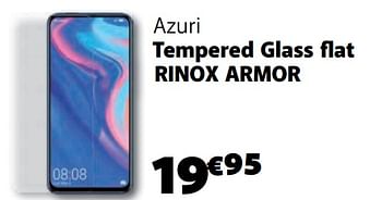 Promotions Azuri tempered glass flat rinox armor - Azuri - Valide de 11/02/2020 à 10/03/2020 chez Base