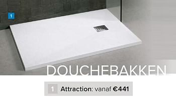 Promoties Douchebak attraction - Huismerk - Euroshop - Geldig van 12/02/2020 tot 31/12/2020 bij Euro Shop