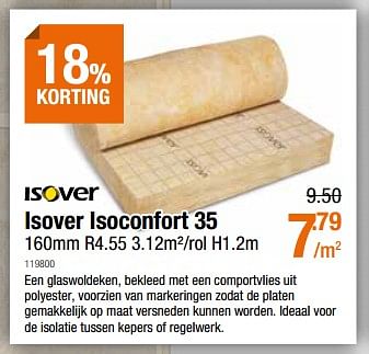 Promotions Isover isoconfort 35 - Isover - Valide de 13/02/2020 à 26/02/2020 chez Cevo Market