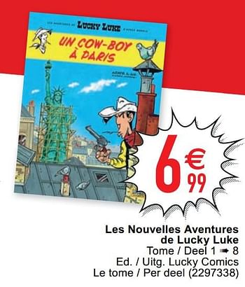 Promoties Les nouvelles aventures de lucky luke - Huismerk - Cora - Geldig van 18/02/2020 tot 02/03/2020 bij Cora