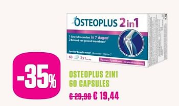 Promoties Osteoplus 2in1 60 capsules - Osteoplus - Geldig van 24/02/2020 tot 25/05/2020 bij Medi-Market