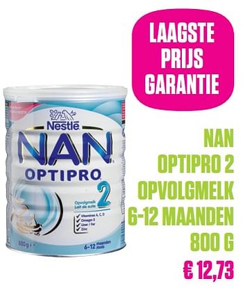 Promotions Nan optipro 2 opvolgmelk 6-12 maanden - Nestlé - Valide de 24/02/2020 à 25/05/2020 chez Medi-Market