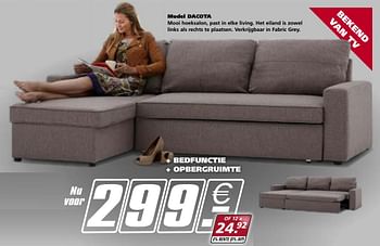 Promoties Model dacota - Huismerk - Seats and Sofas - Geldig van 17/02/2020 tot 01/03/2020 bij Seats and Sofas
