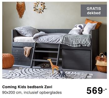 Promoties Coming kids bedbank zavi - Coming Kids - Geldig van 16/02/2020 tot 07/03/2020 bij Baby & Tiener Megastore