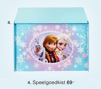 Promotions Speelgoedkist - Disney  Frozen - Valide de 16/02/2020 à 07/03/2020 chez Baby & Tiener Megastore