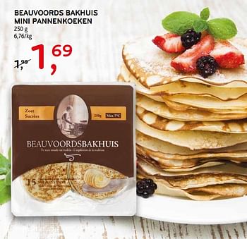 Promoties Beauvoords bakhuis mini pannenkoeken - Beauvoords Bakhuis - Geldig van 19/02/2020 tot 03/03/2020 bij C&B