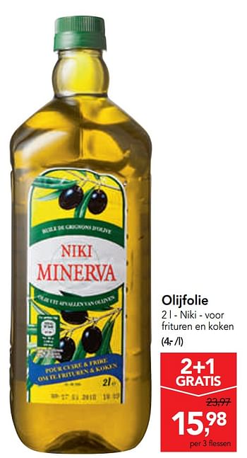 Promoties Olijfolie - Niki Minerva - Geldig van 26/02/2020 tot 10/03/2020 bij Makro