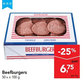 Promoties Beefburgers - Huismerk - Makro - Geldig van 26/02/2020 tot 10/03/2020 bij Makro
