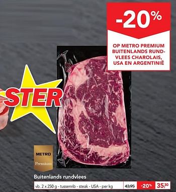 Promoties Buitenlands rundvlees - Huismerk - Makro - Geldig van 26/02/2020 tot 10/03/2020 bij Makro