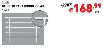 Promotions Kit de départ rondo primo - Produit Maison - Diffusion Menuiserie - Valide de 28/02/2020 à 09/03/2020 chez Diffusion Menuiserie