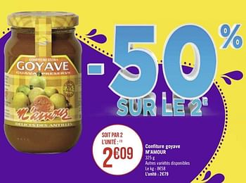 M Amour Confiture Goyave M Amour En Promotion Chez Geant Casino